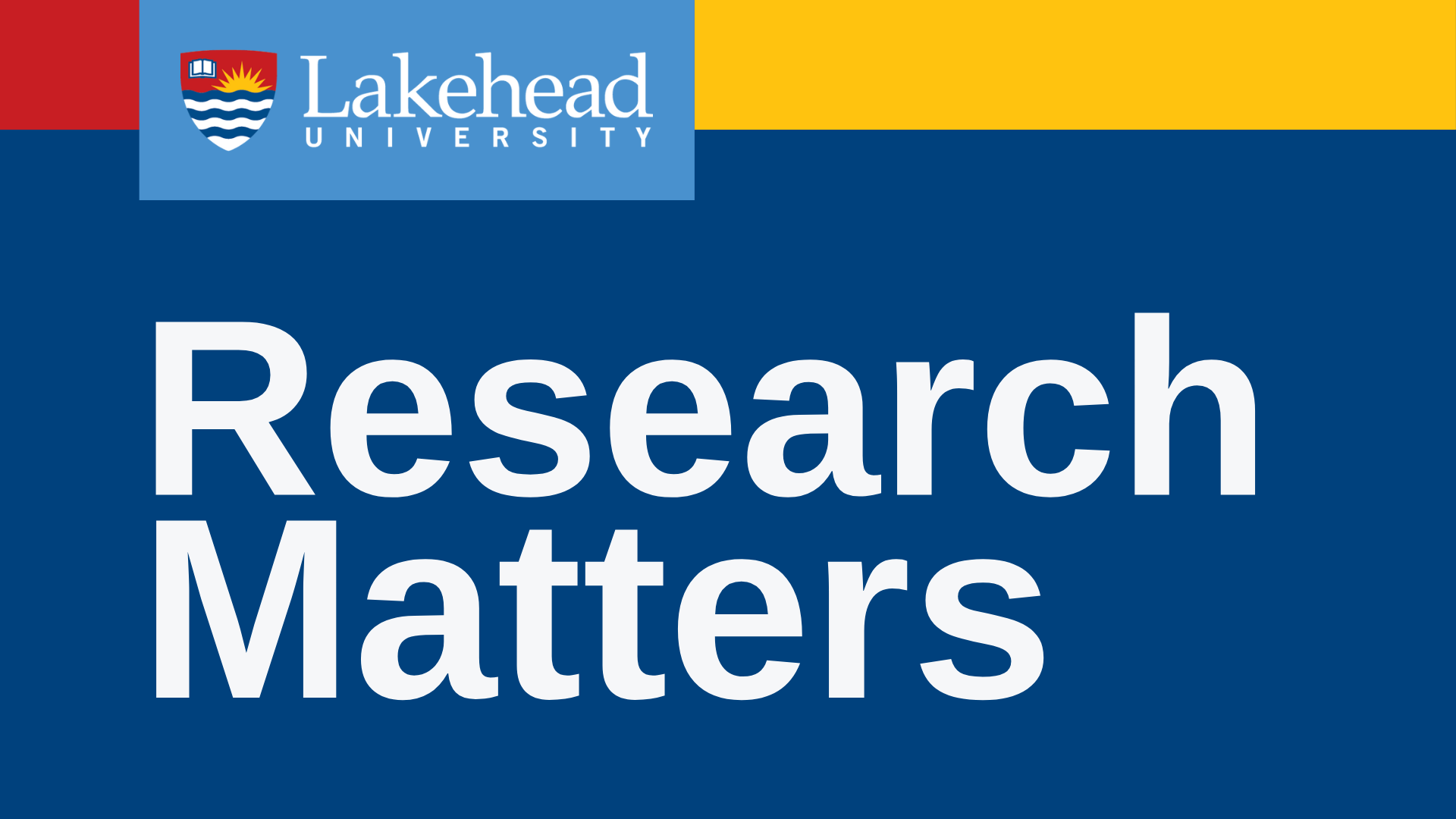 Research Matters