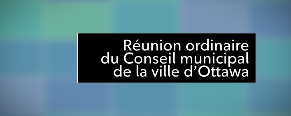 Conseil de la ville d'Ottawa