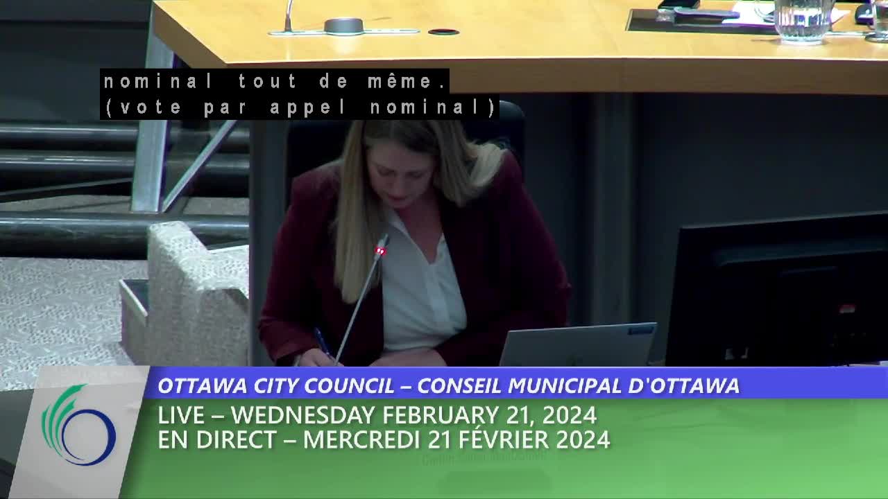 Conseil de la ville d'Ottawa