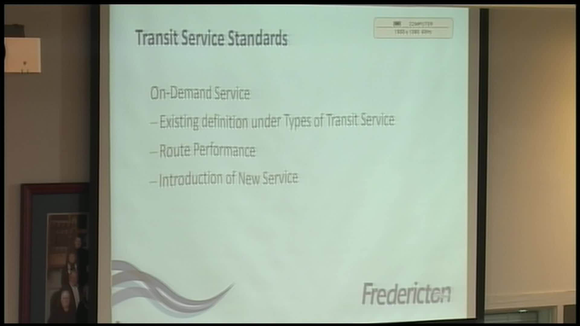 Fredericton Standing Committee Meeting