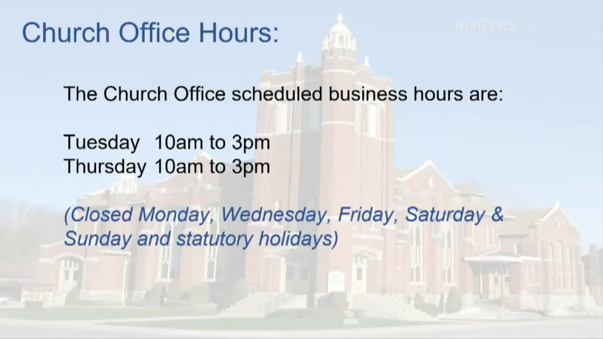 Central Westside United Church Service