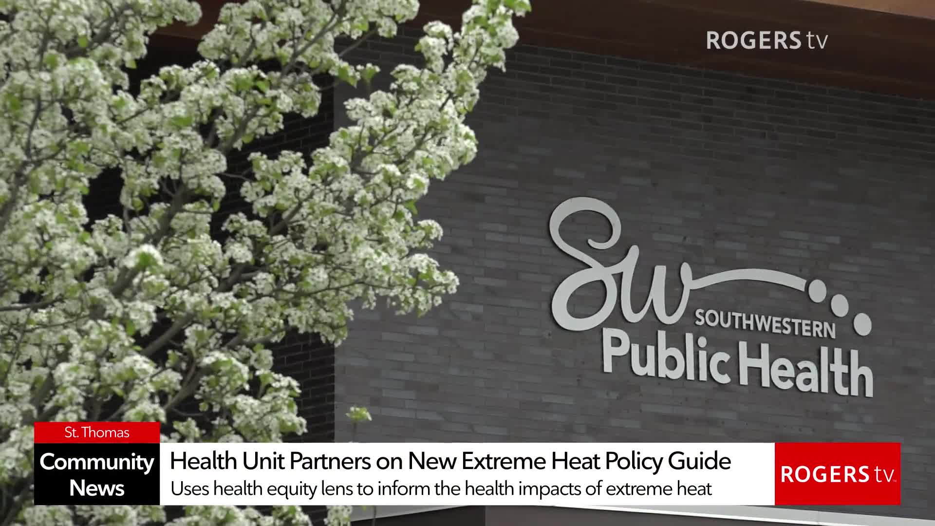 Rogers tv Community News