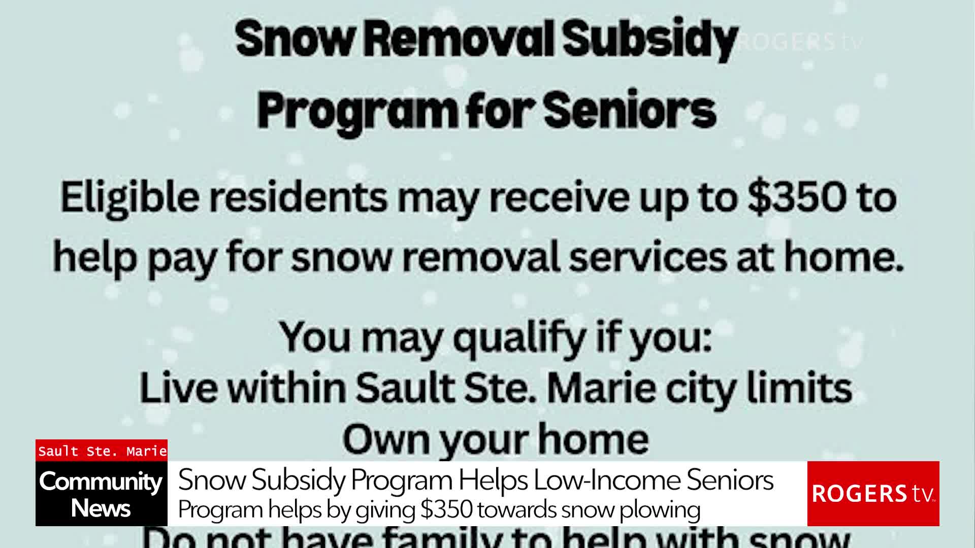 Rogers tv Community News