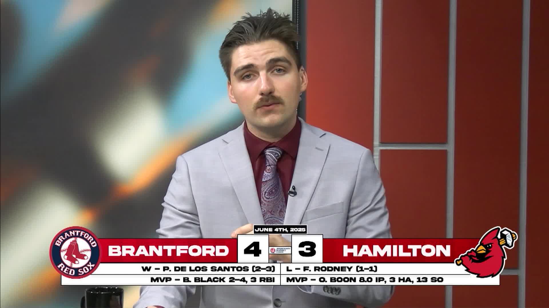 Brantford Red Sox Report