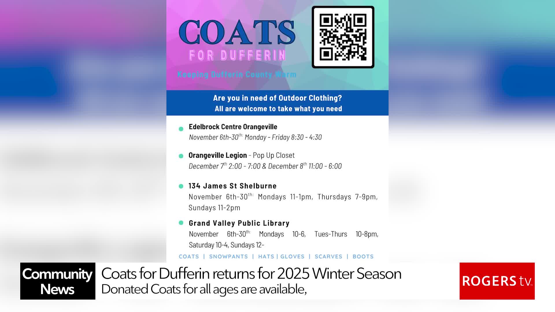 Rogers tv Community News