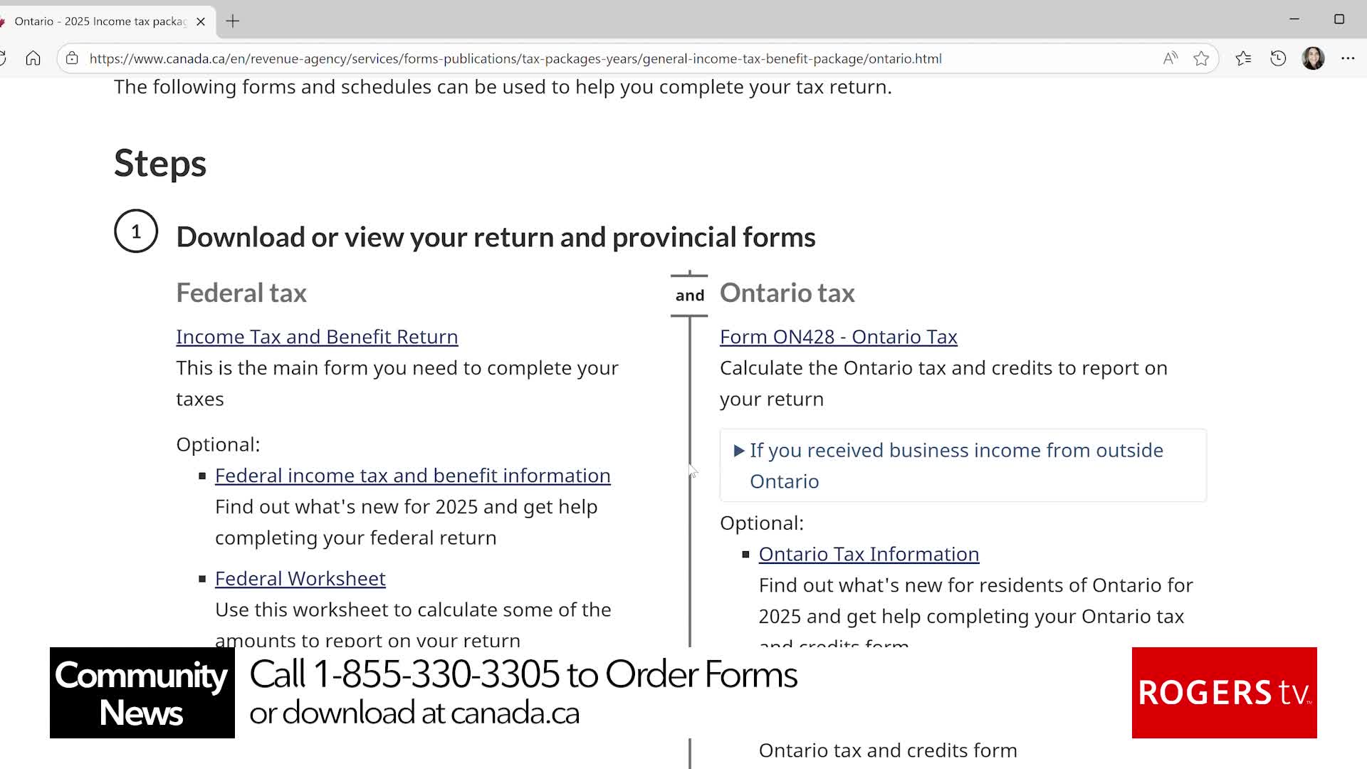 Rogers tv Community News