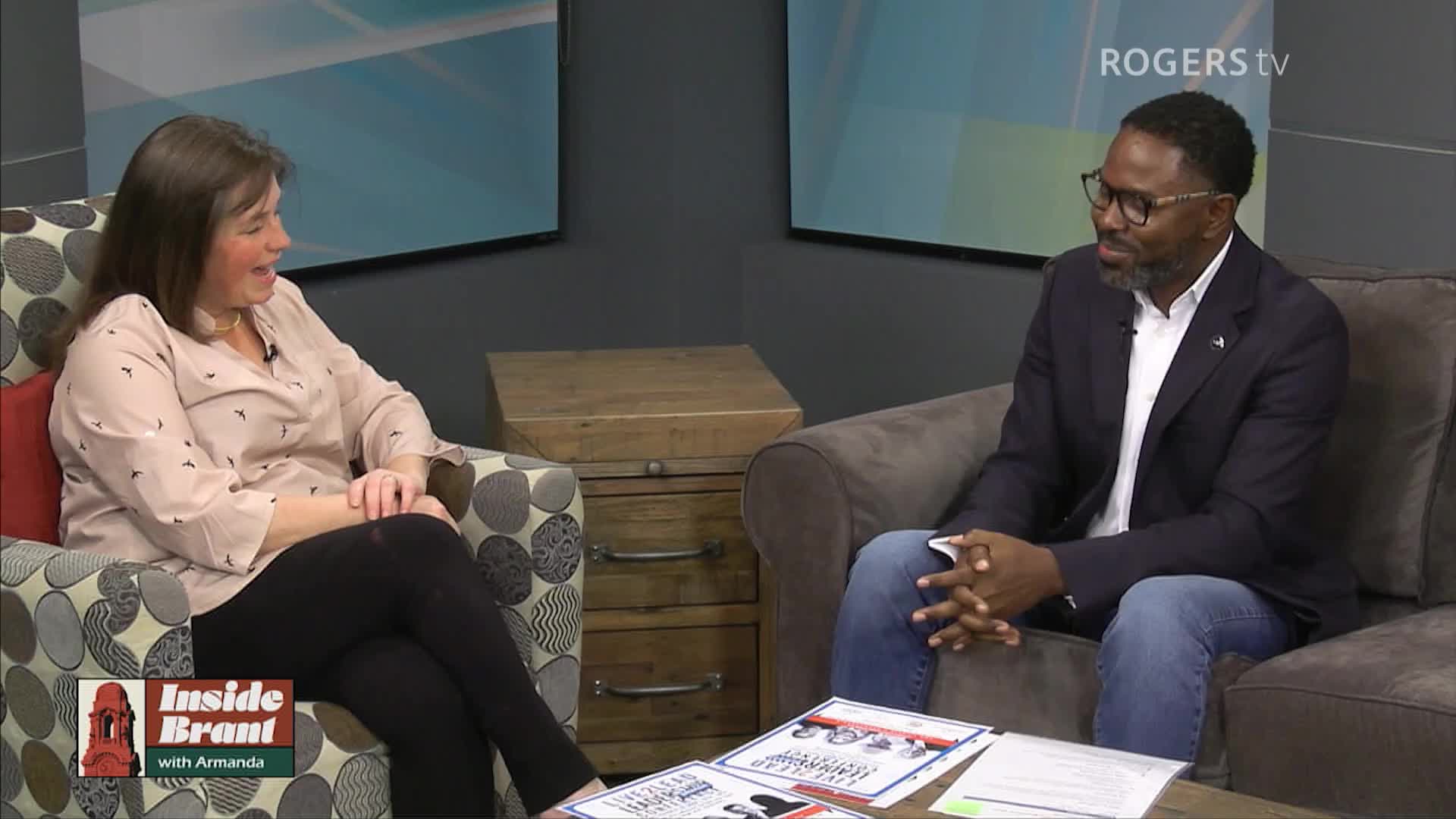 Inside Brant with Armanda