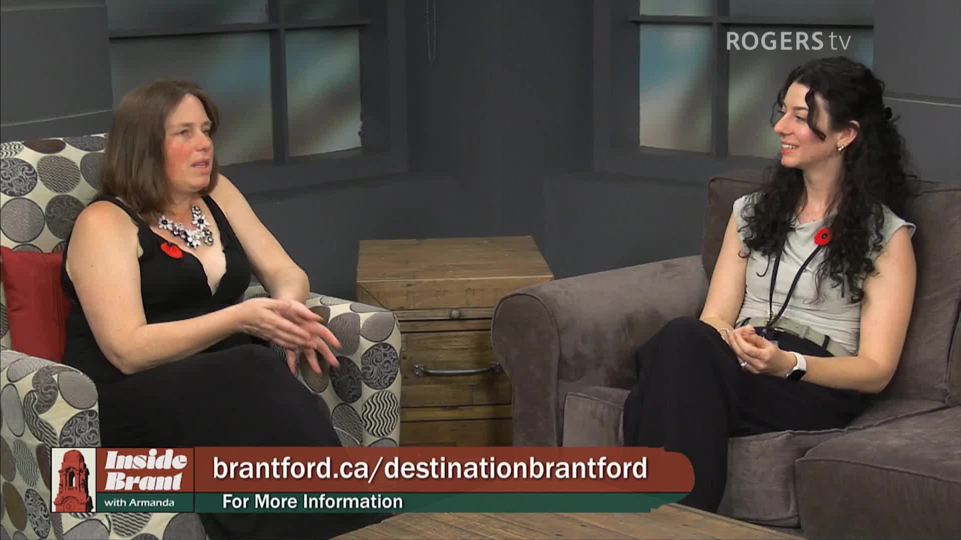 Inside Brant with Armanda