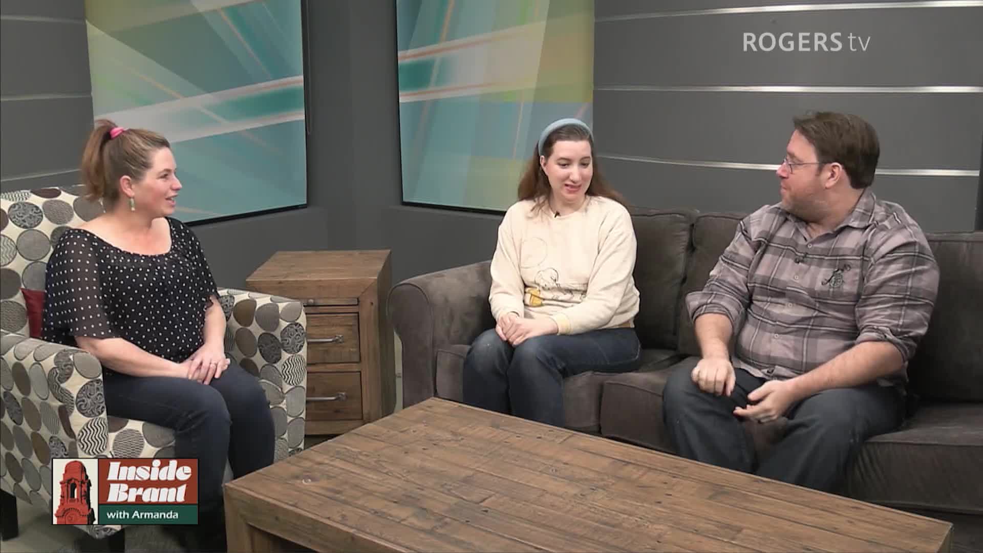 Inside Brant with Armanda