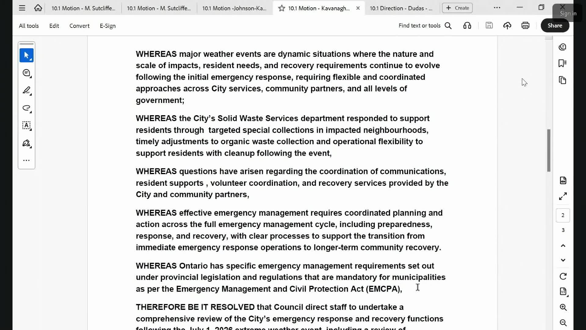 Ottawa City Council